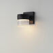 Modular LED 6.25 inch Black Outdoor Wall Mount