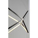 Victory LED 31.5 inch Polished Chrome Single Pendant Ceiling Light
