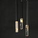 Diaphane LED 9.75 inch Black Multi-Light Pendant Ceiling Light