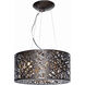 Inca LED 15.75 inch Bronze Multi-Light Pendant Ceiling Light in Cognac