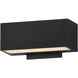 Blok LED 3.75 inch Black Outdoor Wall Mount