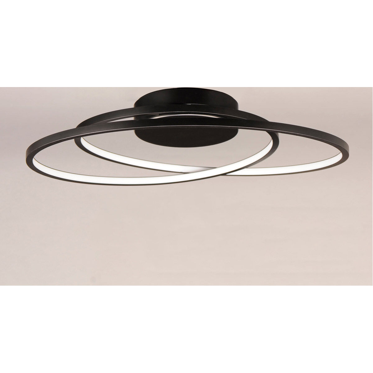 Cycle LED 24.5 inch Black Flush Mount Ceiling Light