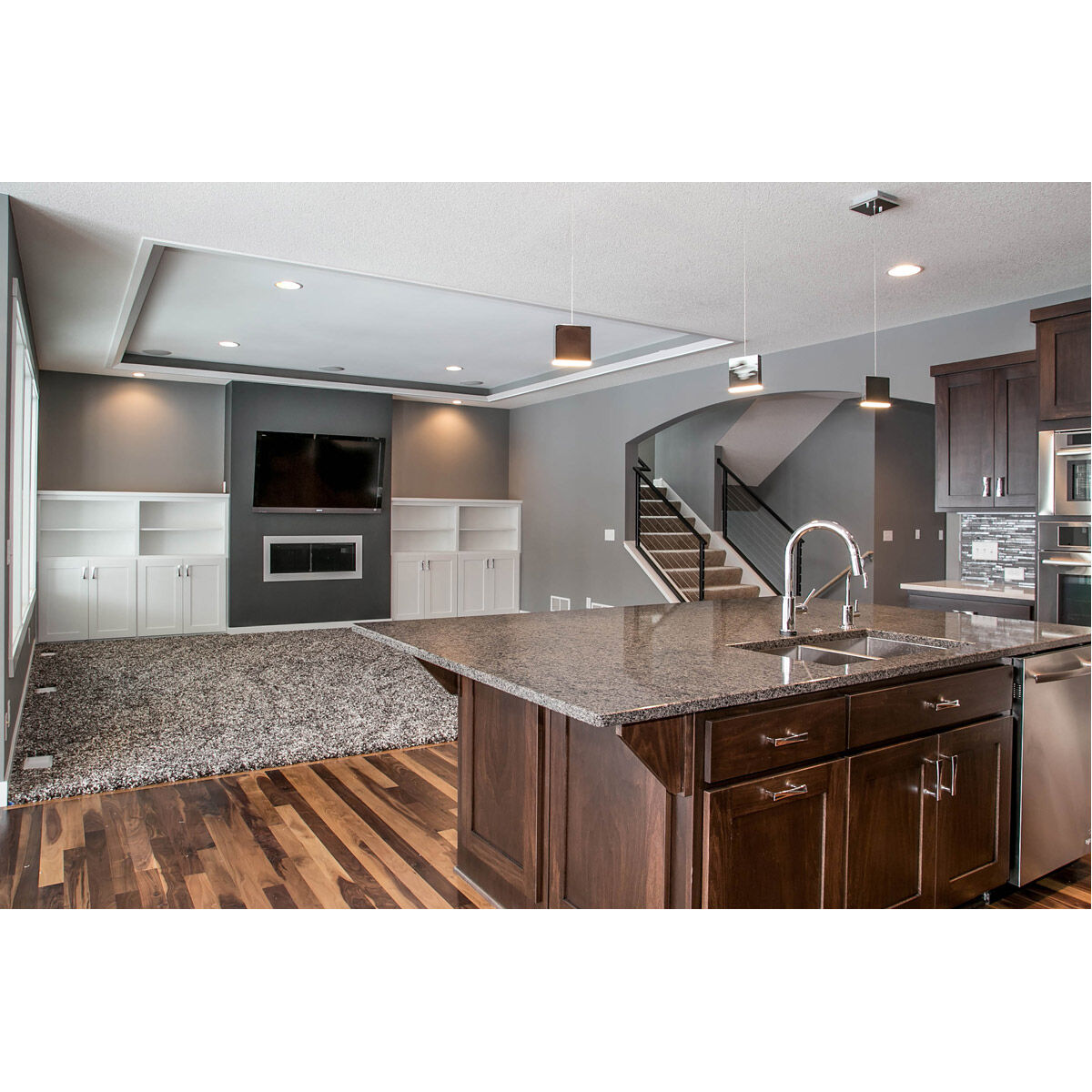 Brick LED 3 inch Polished Chrome Mini Pendant Ceiling Light