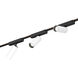 Continuum 1 Light 120-277 White and Black Track Light Ceiling Light in White/Black
