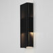 Rampart LED 22 inch Black Outdoor Wall Sconce