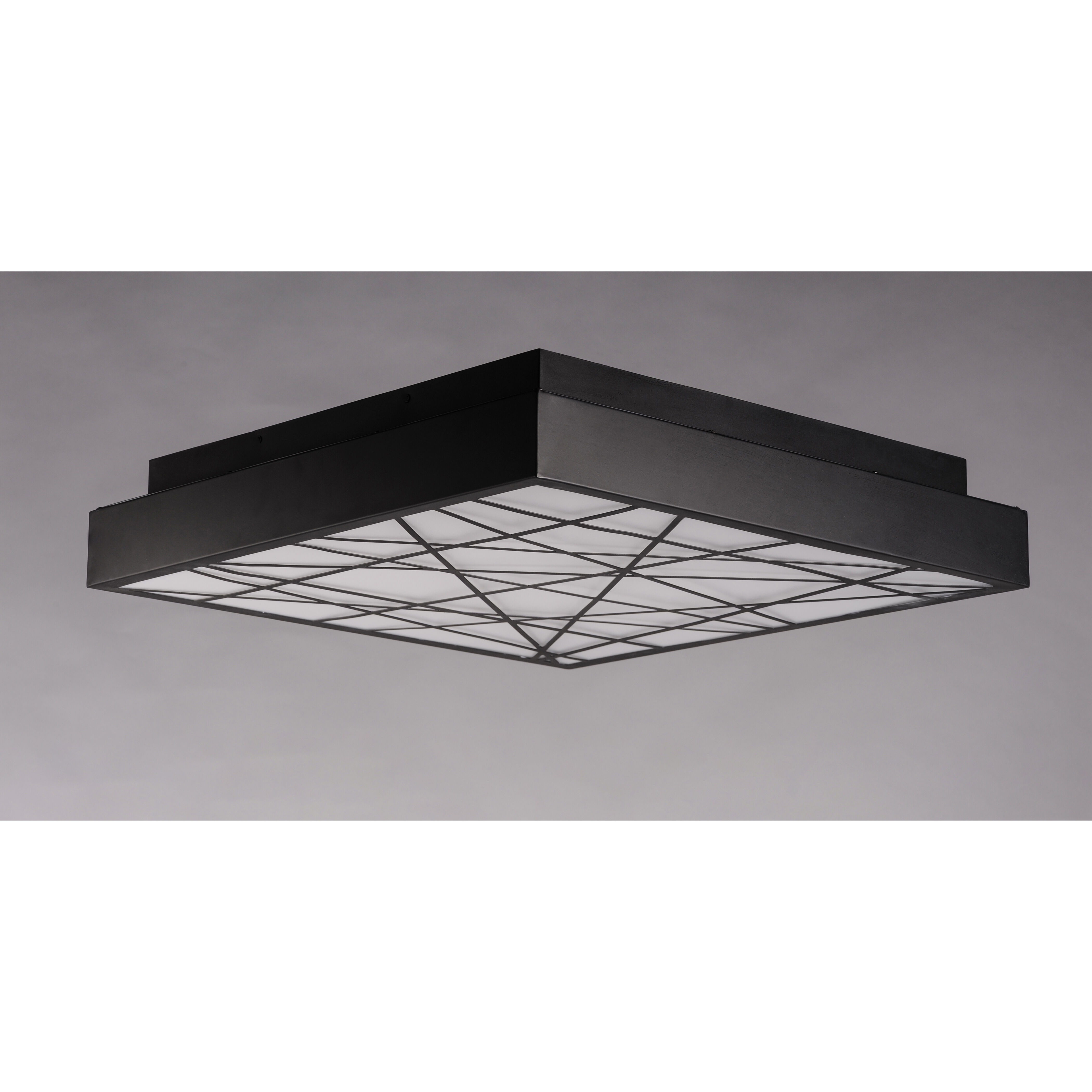 Intersect LED 23.5 inch Black Flush Mount Ceiling Light