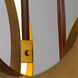 Tether LED 9 inch Natural Aged Brass Multi-Light Pendant Ceiling Light