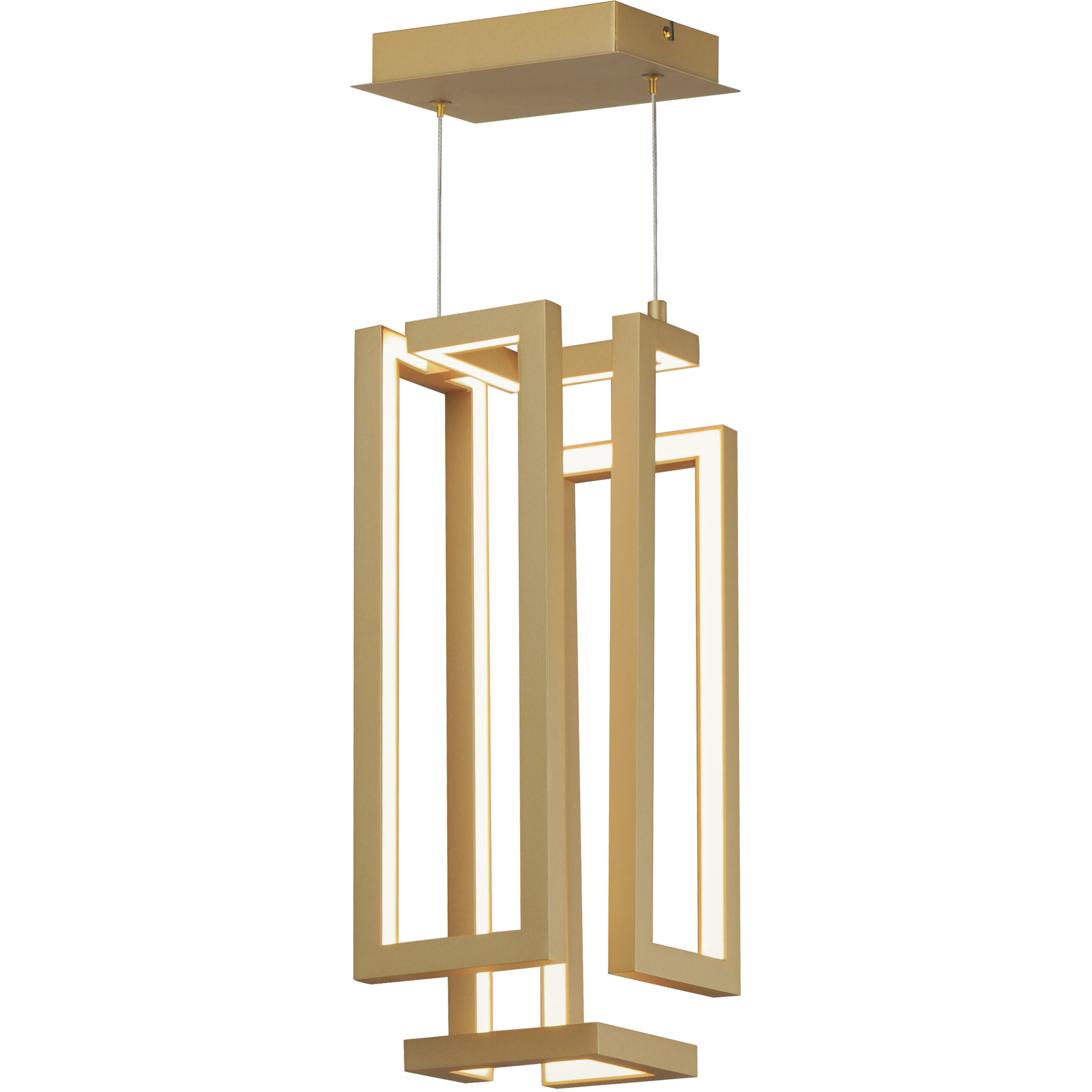 Penrose LED 7 inch Gold Single Pendant Ceiling Light