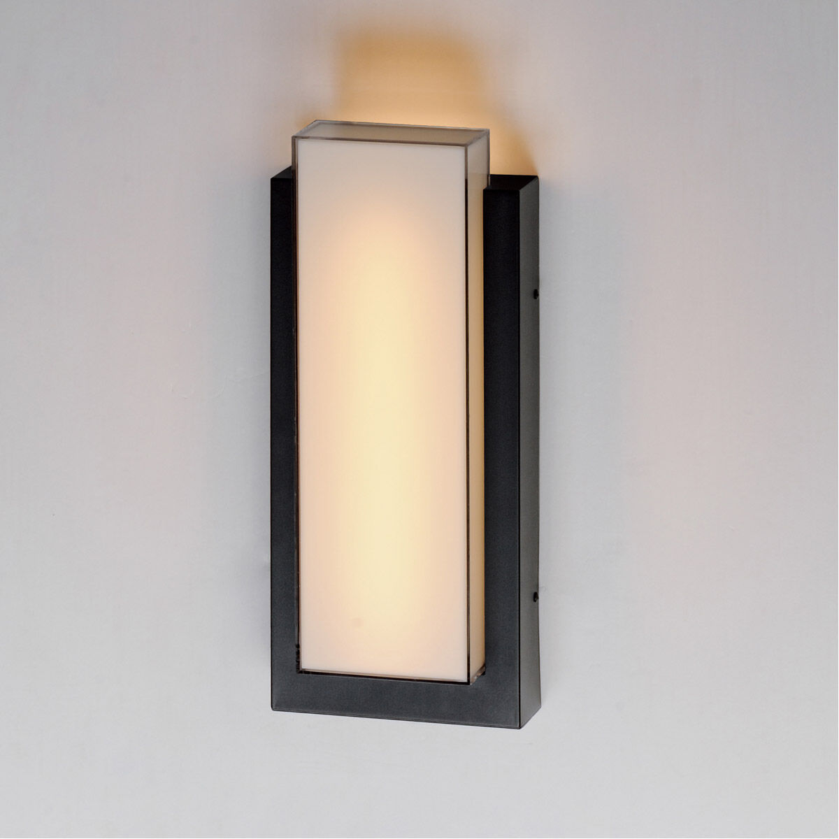 Tower LED 18 inch Black Outdoor Wall Sconce