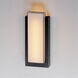 Tower LED 18 inch Black Outdoor Wall Sconce