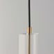 Torch LED 28 inch Satin Brass Linear Pendant Ceiling Light