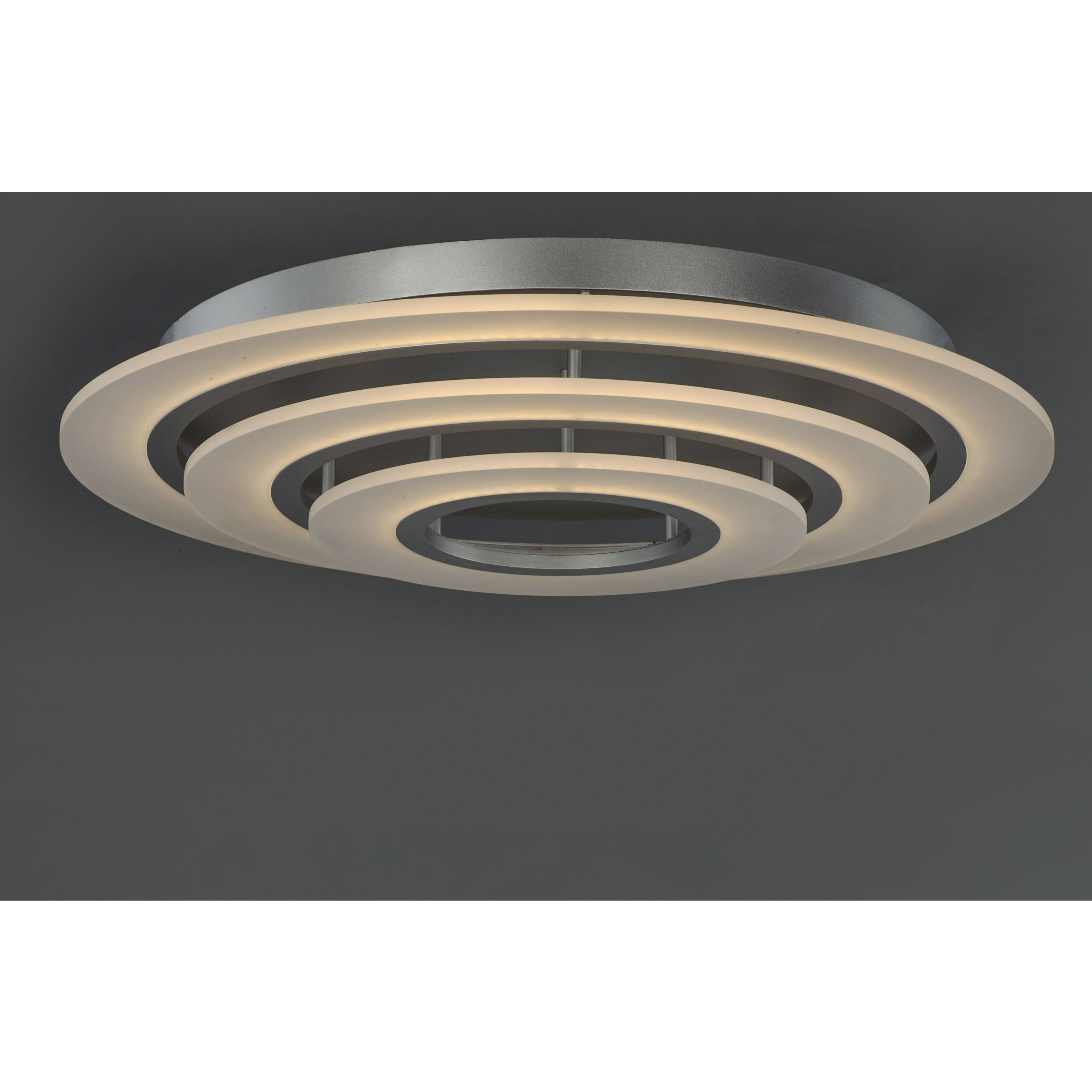 Saturn II LED LED 31.5 inch Matte Silver Flush Mount Ceiling Light