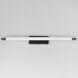 Joist LED 45.25 inch Walnut and Black Wall Sconce Wall Light