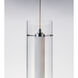 Centrum LED 5 inch Polished Chrome Single Pendant Ceiling Light