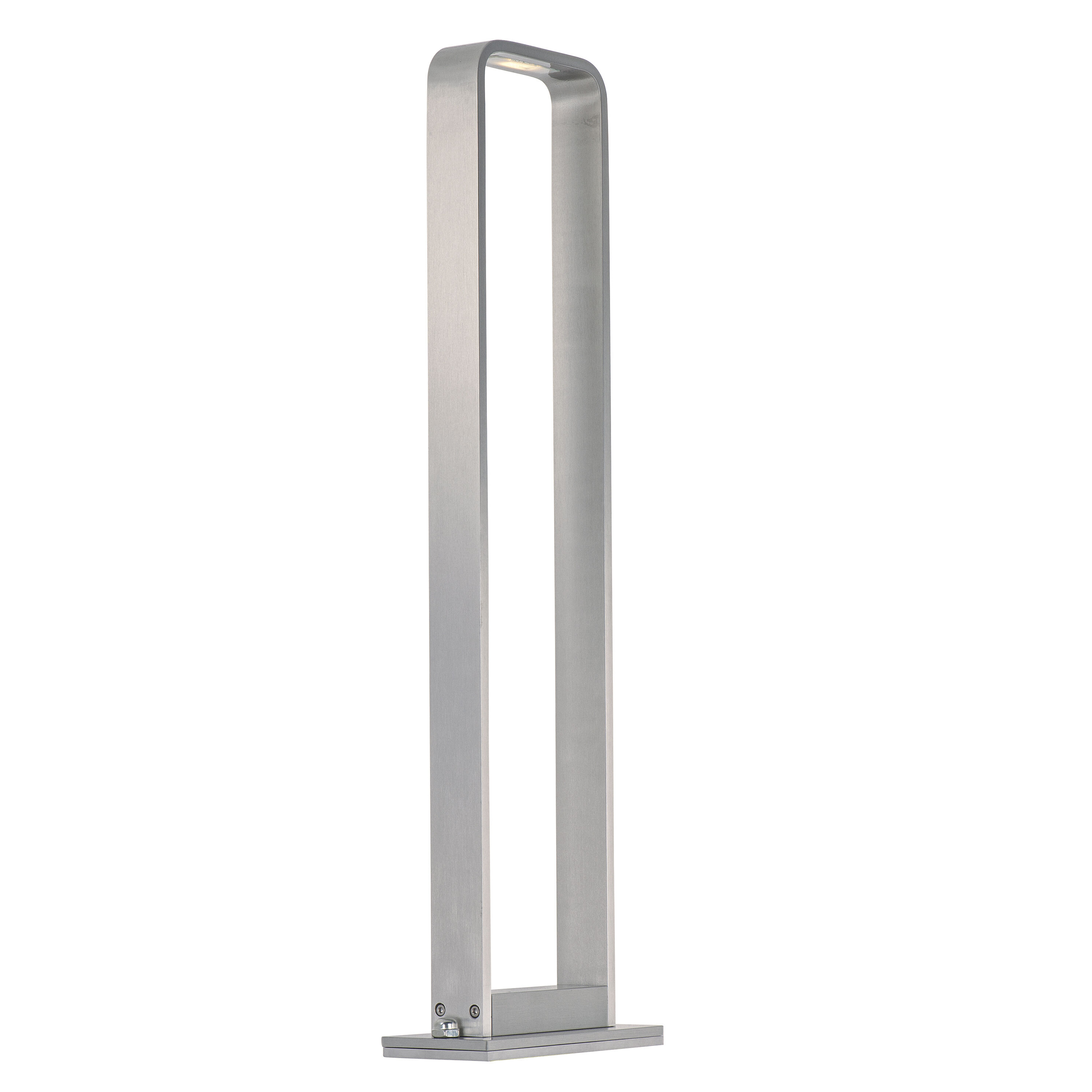 Alumilux Pathway 12 3 watt Satin Aluminum Outdoor Pathway Light