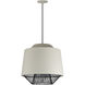 Phoenix LED 18.5 inch Gray and Black Single Pendant Ceiling Light