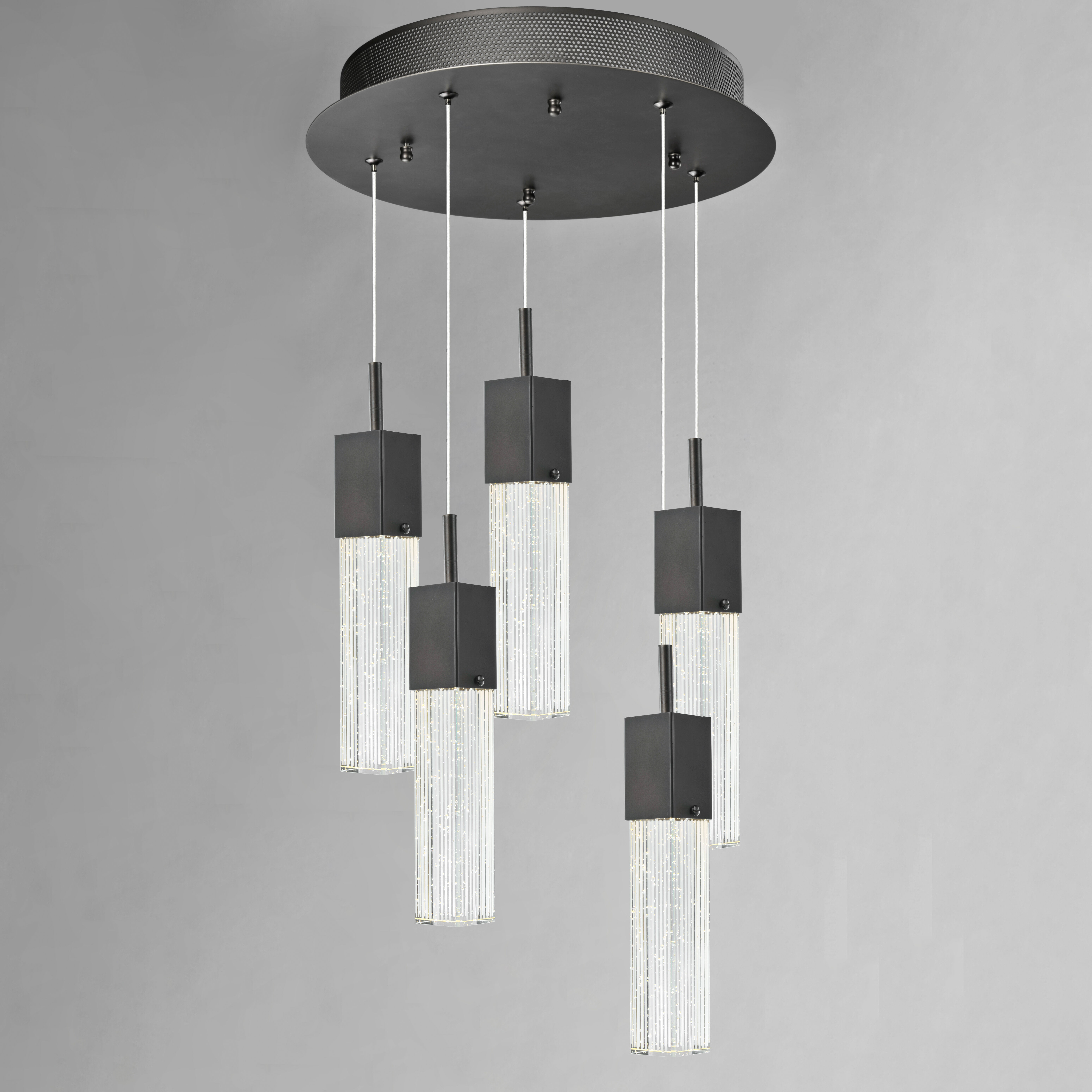 ET2 Fizz III 5 Light LED Pendant Bronze E22765 89BZ