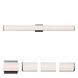 Baritone LED 48 inch Satin Nickel Bath Vanity Wall Light