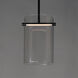 Polo LED 7.75 inch Black Mini Pendant Ceiling Light