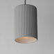 Souffle LED 5.75 inch Gray Single Pendant Ceiling Light