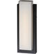 Tower LED 22 inch Black Outdoor Wall Mount