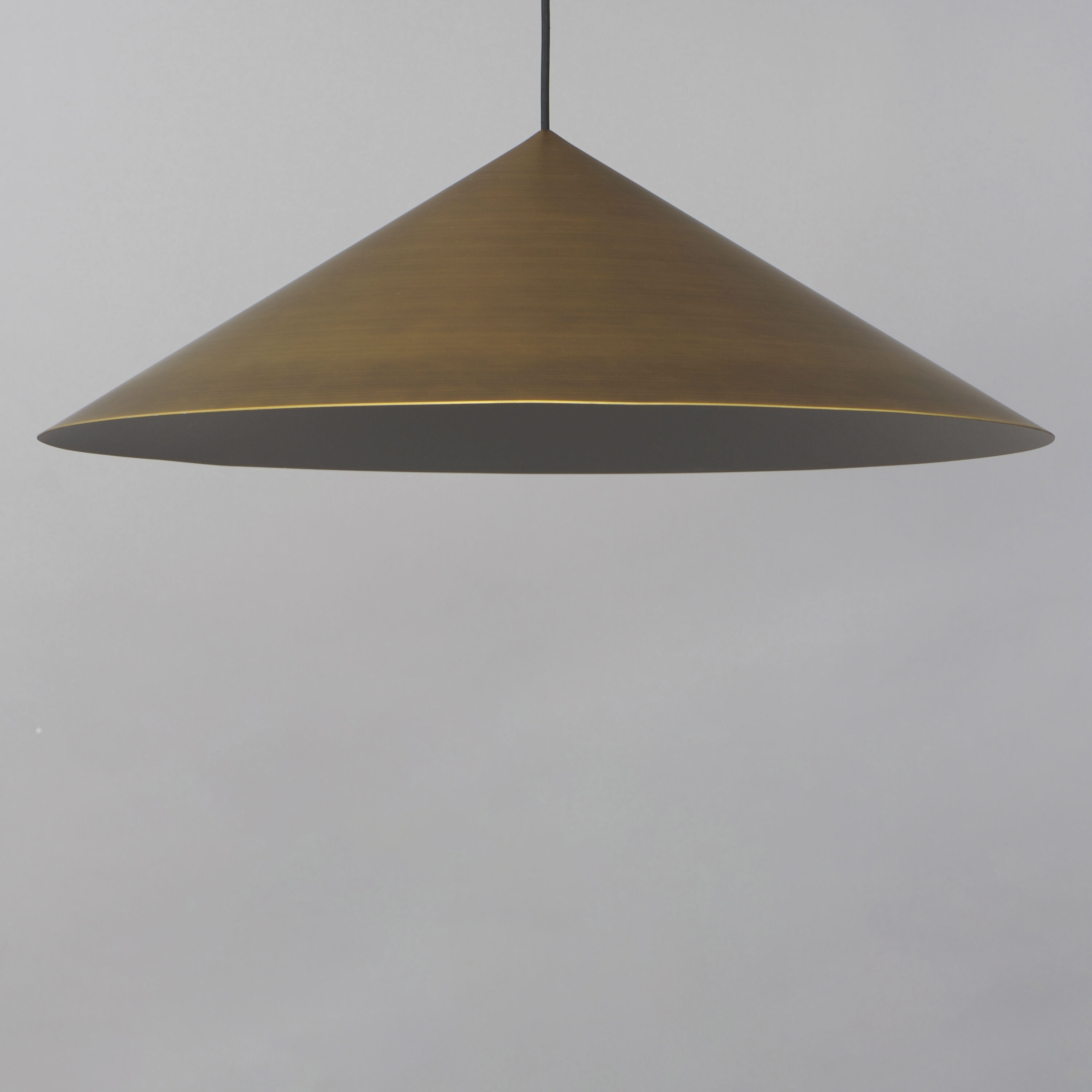 Pitch LED 29.5 inch Antique Brass Single Pendant Ceiling Light