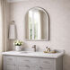 Elisse 30 X 24 inch Satin Nickel LED Wall Mirror