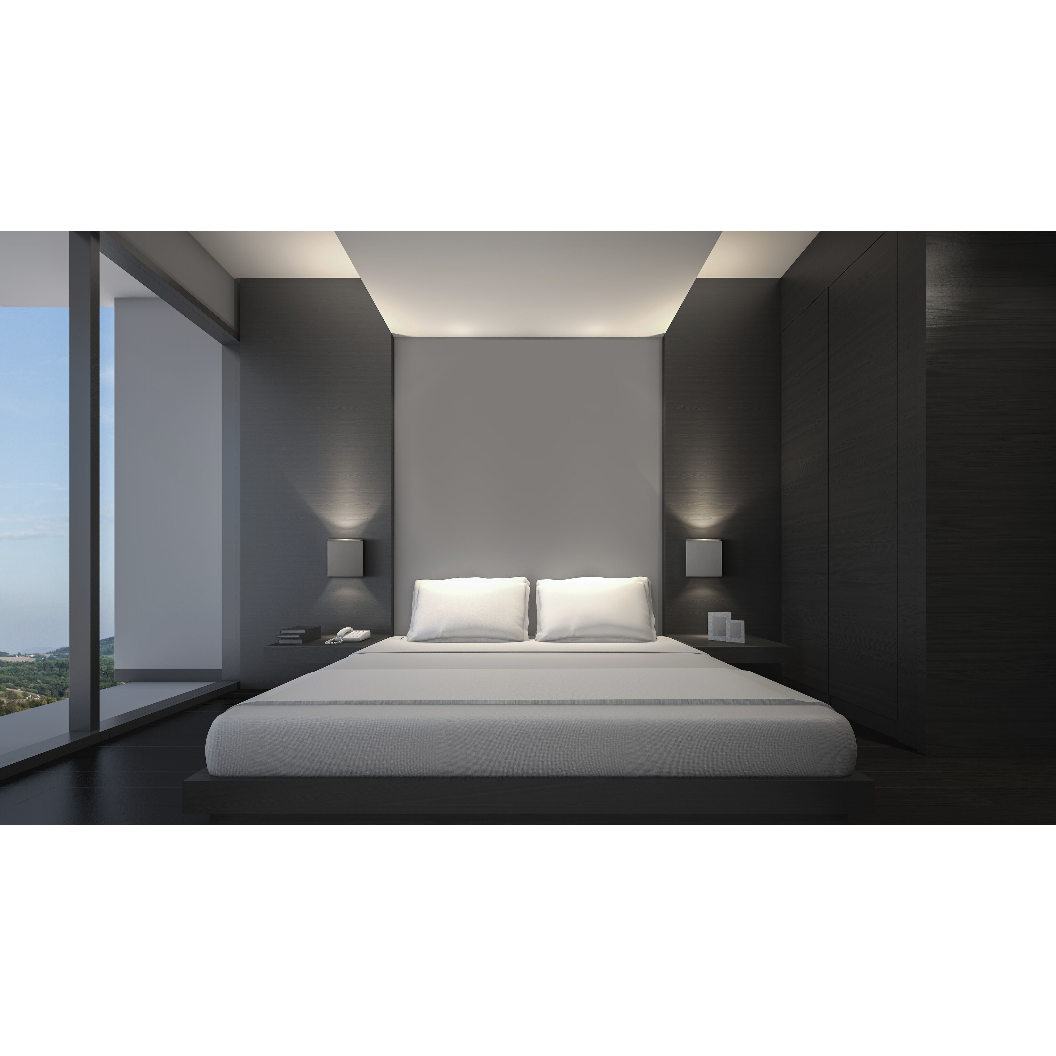 Alumilux Cube LED 4.5 inch Satin Aluminum Wall Sconce Wall Light