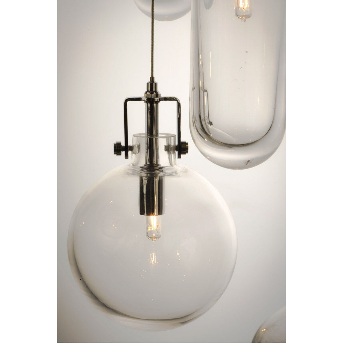Kem 1 Light 5.75 inch Polished Chrome Single Pendant Ceiling Light