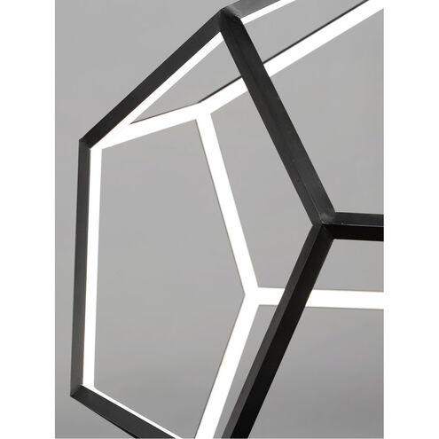 Penta LED 28 inch Black Single Pendant Ceiling Light