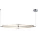 Quasar LED 35.5 inch Polished Chrome Linear Pendant Ceiling Light