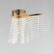 Tartan LED 10 inch Brushed Champagne Flush Mount Ceiling Light