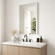 Luminance 42 X 24 inch Polished Chrome LED Wall Mirror