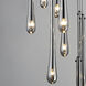 Stillo LED 25.5 inch Black Multi-Light Pendant Ceiling Light