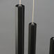 Diaphane LED 9.75 inch Black Multi-Light Pendant Ceiling Light