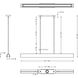 Matera LED 60.5 inch Chaulk White Linear Pendant Ceiling Light