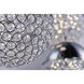 Eclipse LED 18.5 inch Polished Chrome Single Pendant Ceiling Light