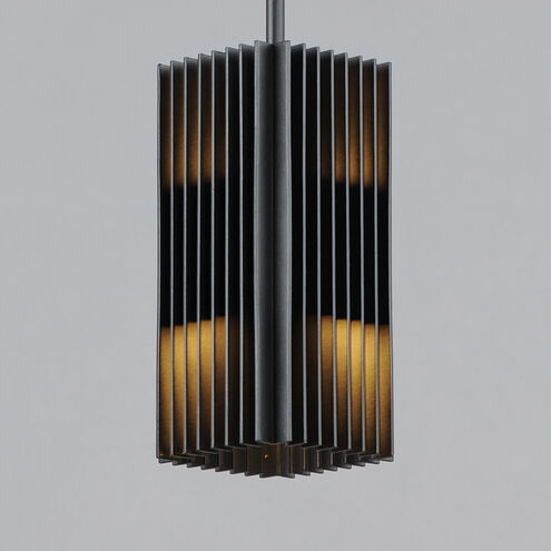 Rampart LED 5.5 inch Black Outdoor Pendant