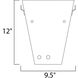 Conico 1 Light 8.5 inch Satin Nickel Wall Sconce Wall Light