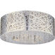 Inca 9 Light 23.5 inch Polished Chrome Flush Mount Ceiling Light