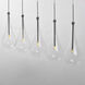 Larmes LED LED 31.5 inch Polished Chrome Linear Pendant Ceiling Light