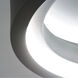iCorona WiZ LED 17.75 inch Black Flush Mount Ceiling Light