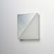 Alumilux Glow LED 8 inch Satin Aluminum ADA Wall Sconce Wall Light