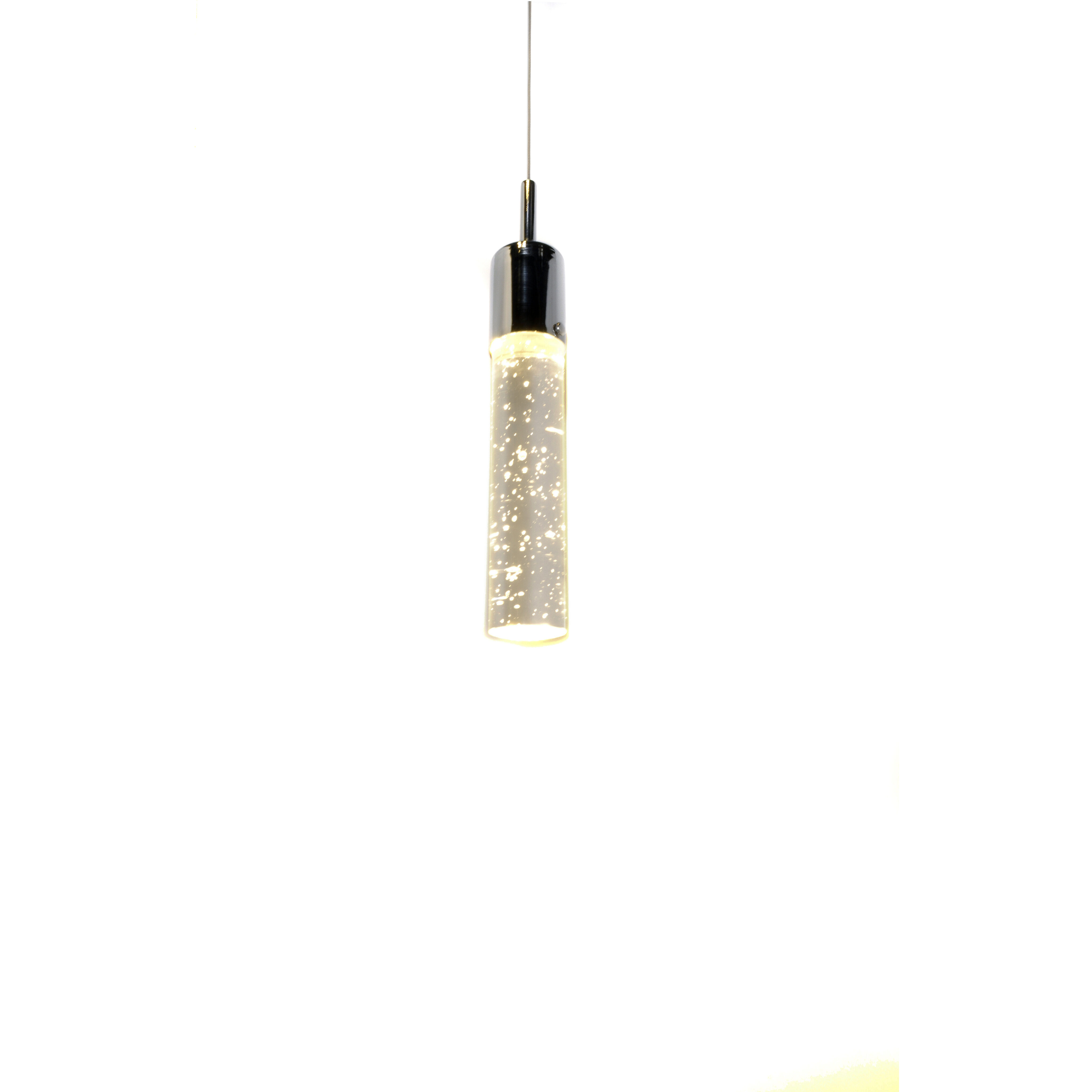Fizz IV LED 6 inch Polished Chrome Mini Pendant Ceiling Light