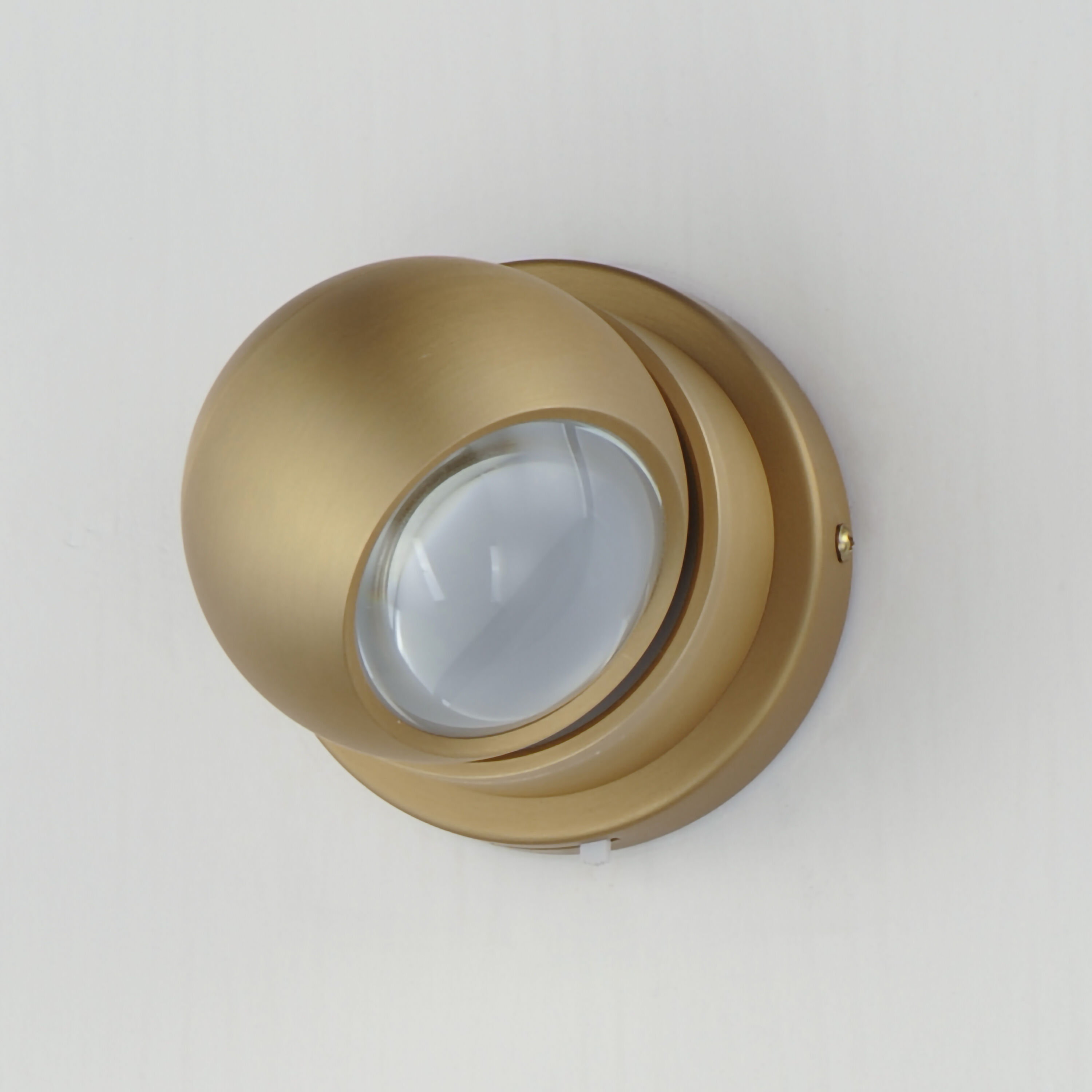 Nodes LED 4.75 inch Gold Flush Mount Ceiling Light