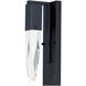 Quartz LED 4.75 inch Black Bath Vanity Wall Light