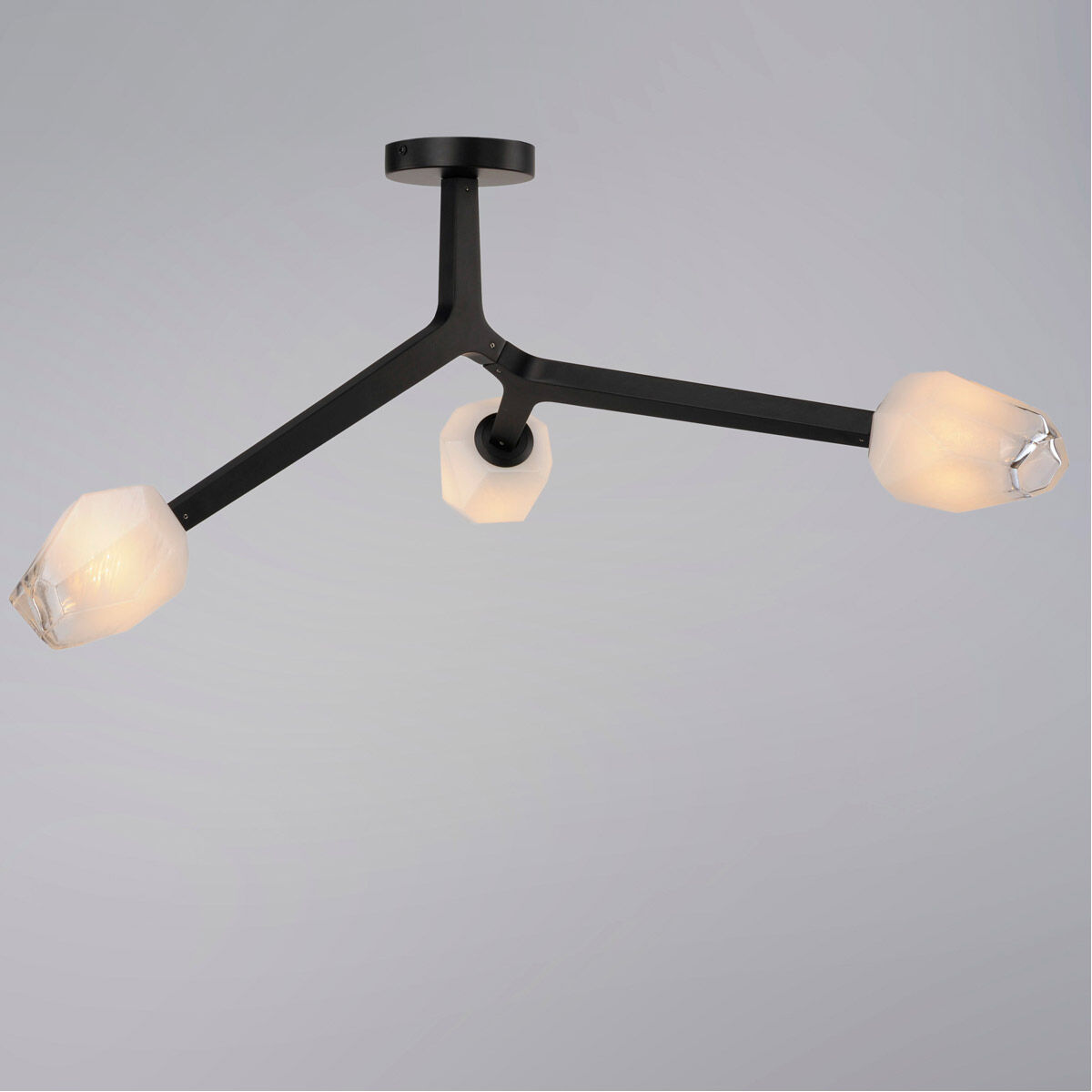 Blossom LED 20 inch Black Flush Mount Ceiling Light