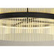 Chimes WiZ LED 33.75 inch Black and Satin Brass Single Pendant Ceiling Light