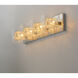 Gem 4 Light 31 inch Polished Chrome Bath Vanity Light Wall Light in Silver