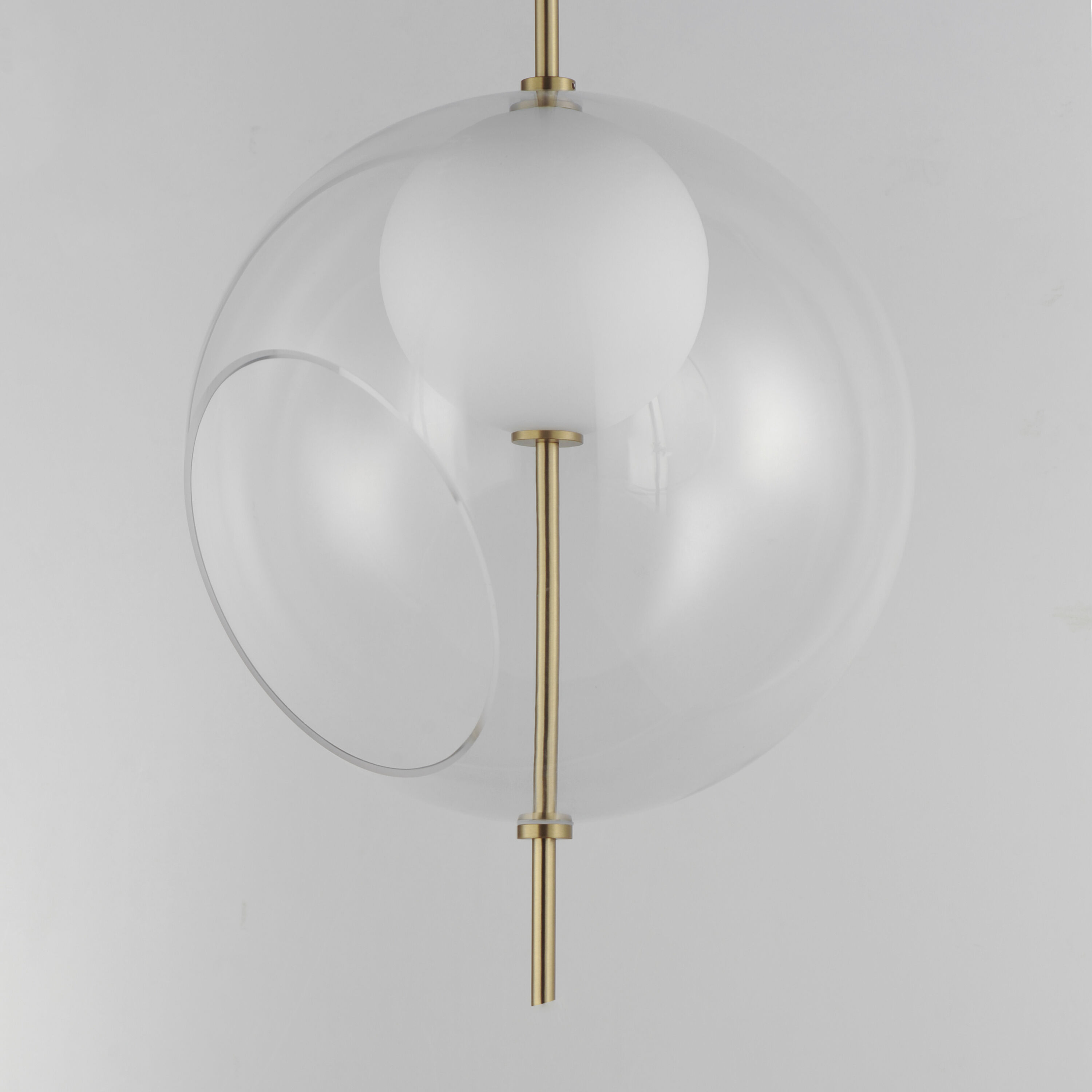 Martini LED 15.75 inch Natural Aged Brass Single Pendant Ceiling Light